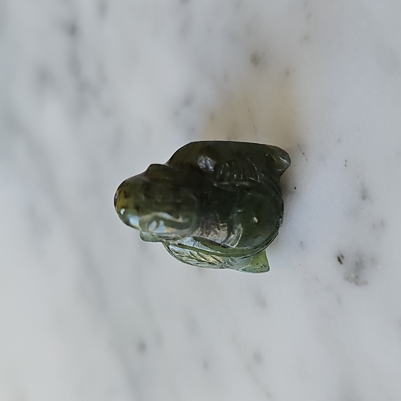 Vintage Jade Buddha Tie Tack Pin - Picture 9 of 10